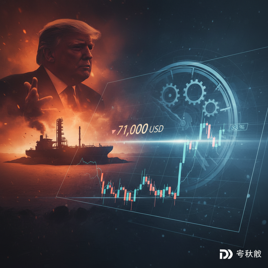 比特幣持穩於 71,000 美元：特朗普警告伊朗富油 Kharg 島轟炸與聯準會會議前夕的市場動態比較