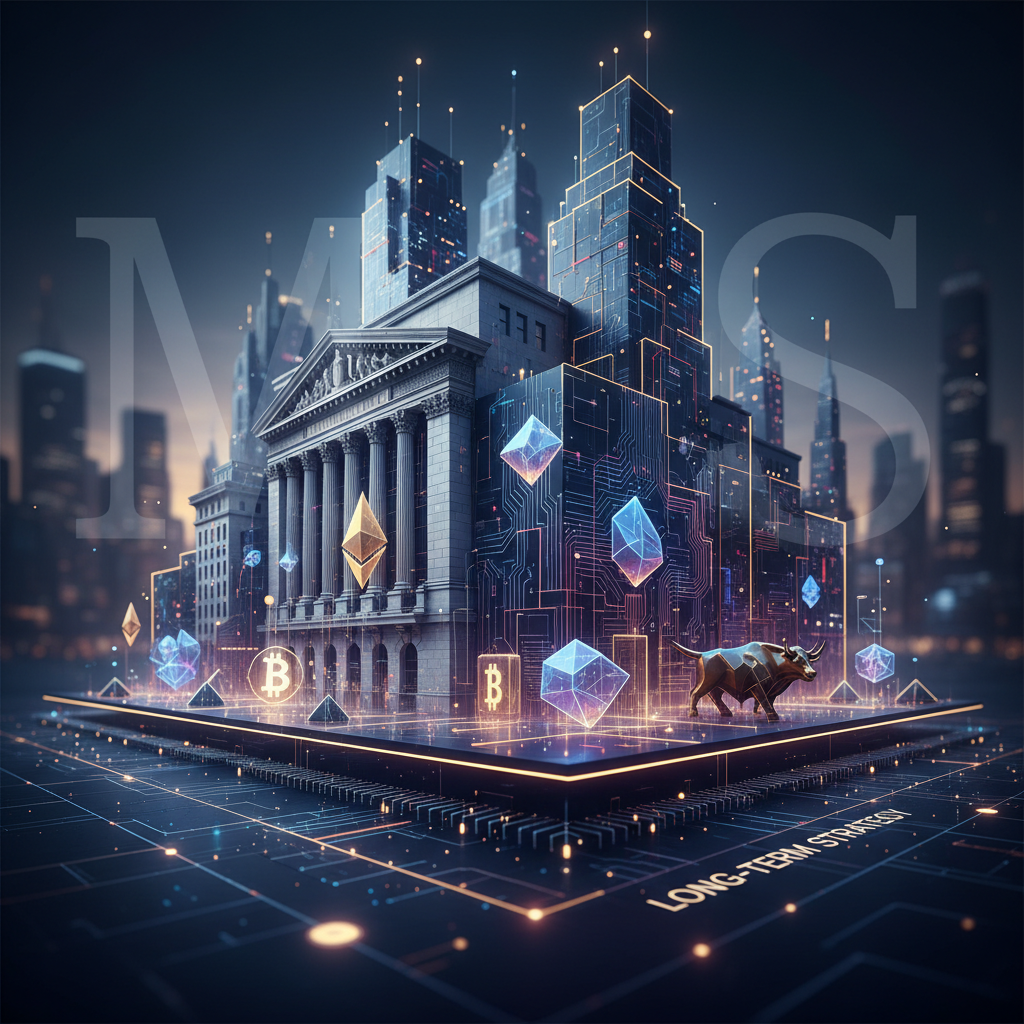 摩根士丹利觀點：華爾街布局加密資產是金融基建現代化，不是FOMO