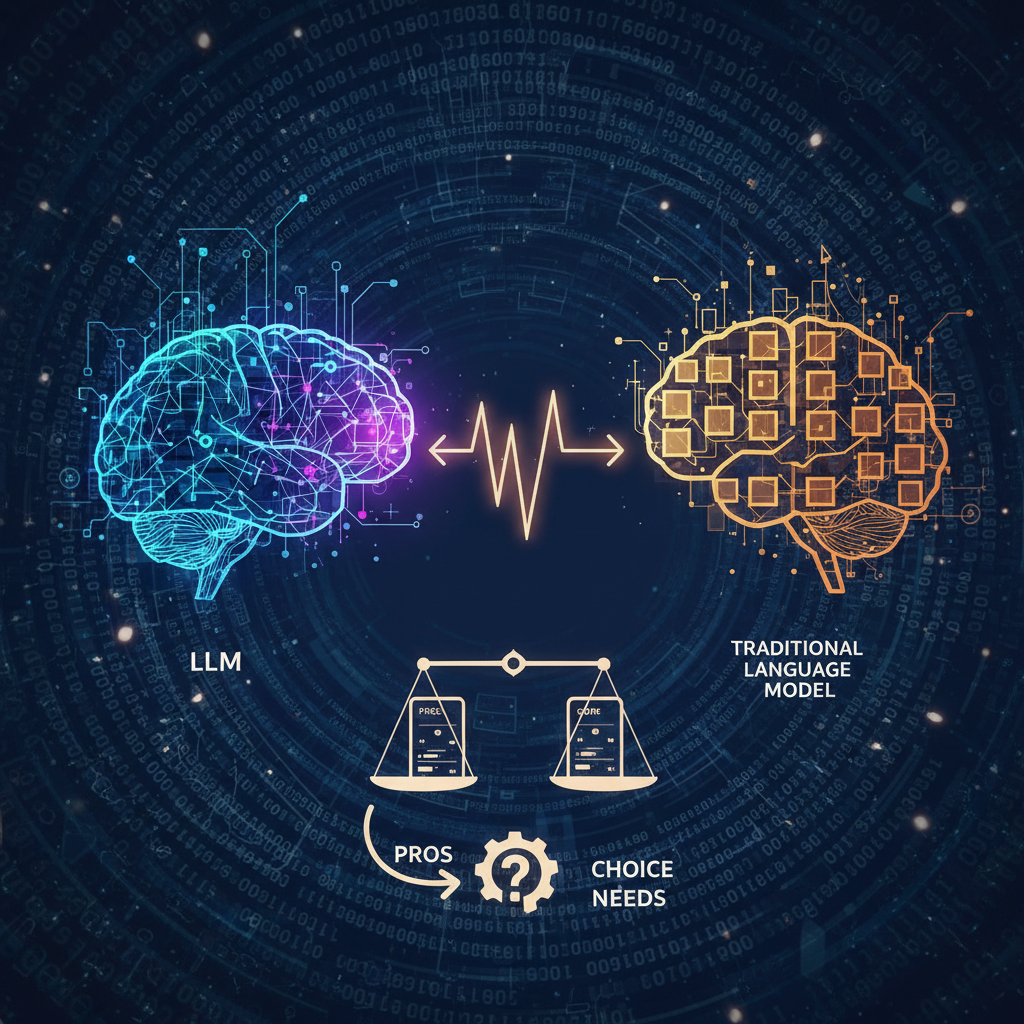 大型語言模型 (LLM) 與傳統語言模型的差異比較